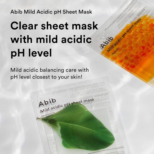 Abib - Heartleaf Fit Mild Acidic pH Sheet Mask 30 ml (Pack of 10)