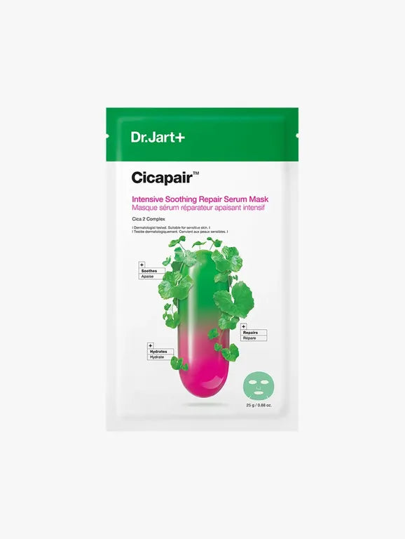 Dr.Jart - Cicapair Intensive Soothing Repair Serum Sheet Mask (Pack of 5)